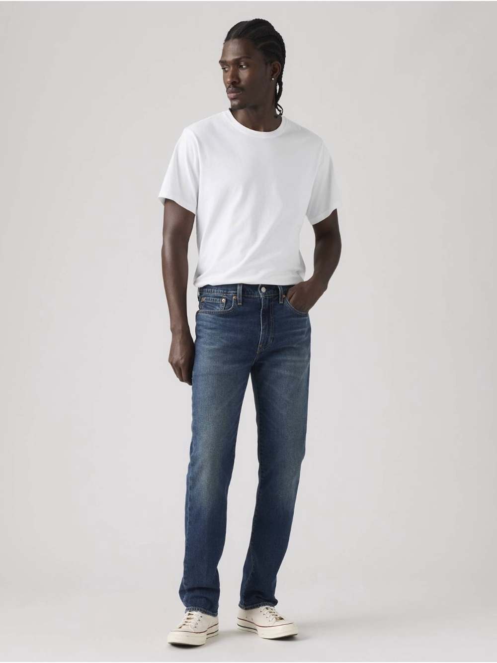 Levi's Men's 514 Dark Blue Straight Leg Jeans
